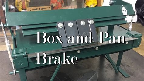 creating a box with a metal brake|how to cut sheet metal box.